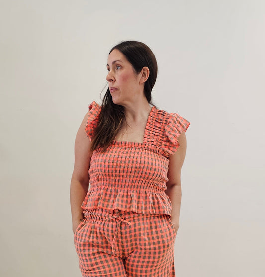 TOP FLUOR NARANJA