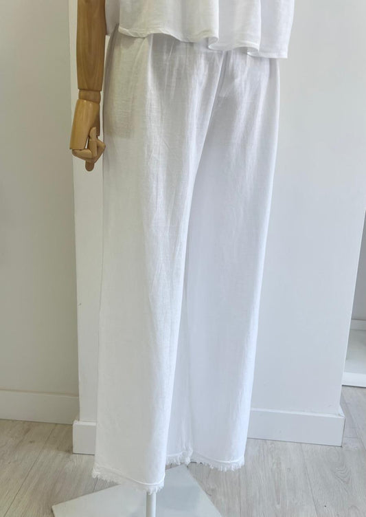 PANTALÓN FORMENTERA BLANCO