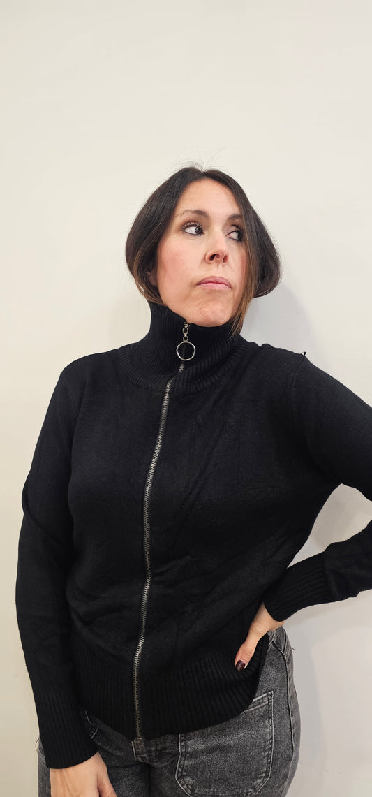 CHAQUETA CREMALLERA MARINO