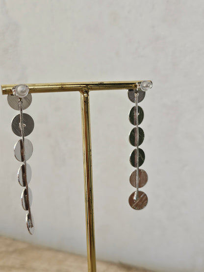 PENDIENTE CIRCULO PLATA