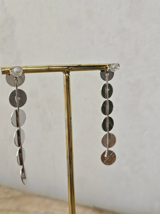 PENDIENTE CIRCULO PLATA