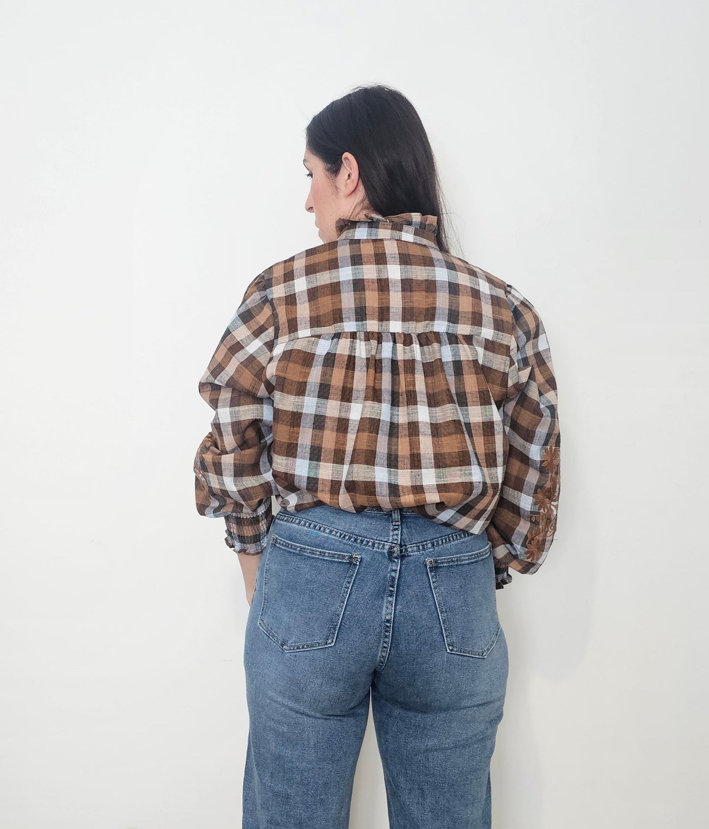 BLUSA MAHON CARAMELO