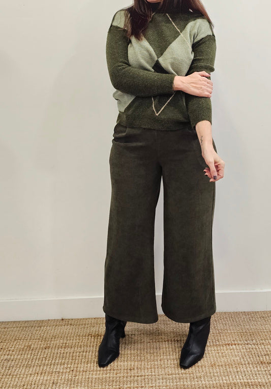 PANTALÓN MICROPANA VERDE