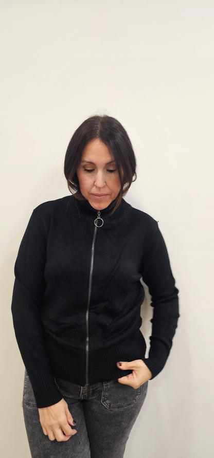 CHAQUETA CREMALLERA MARINO