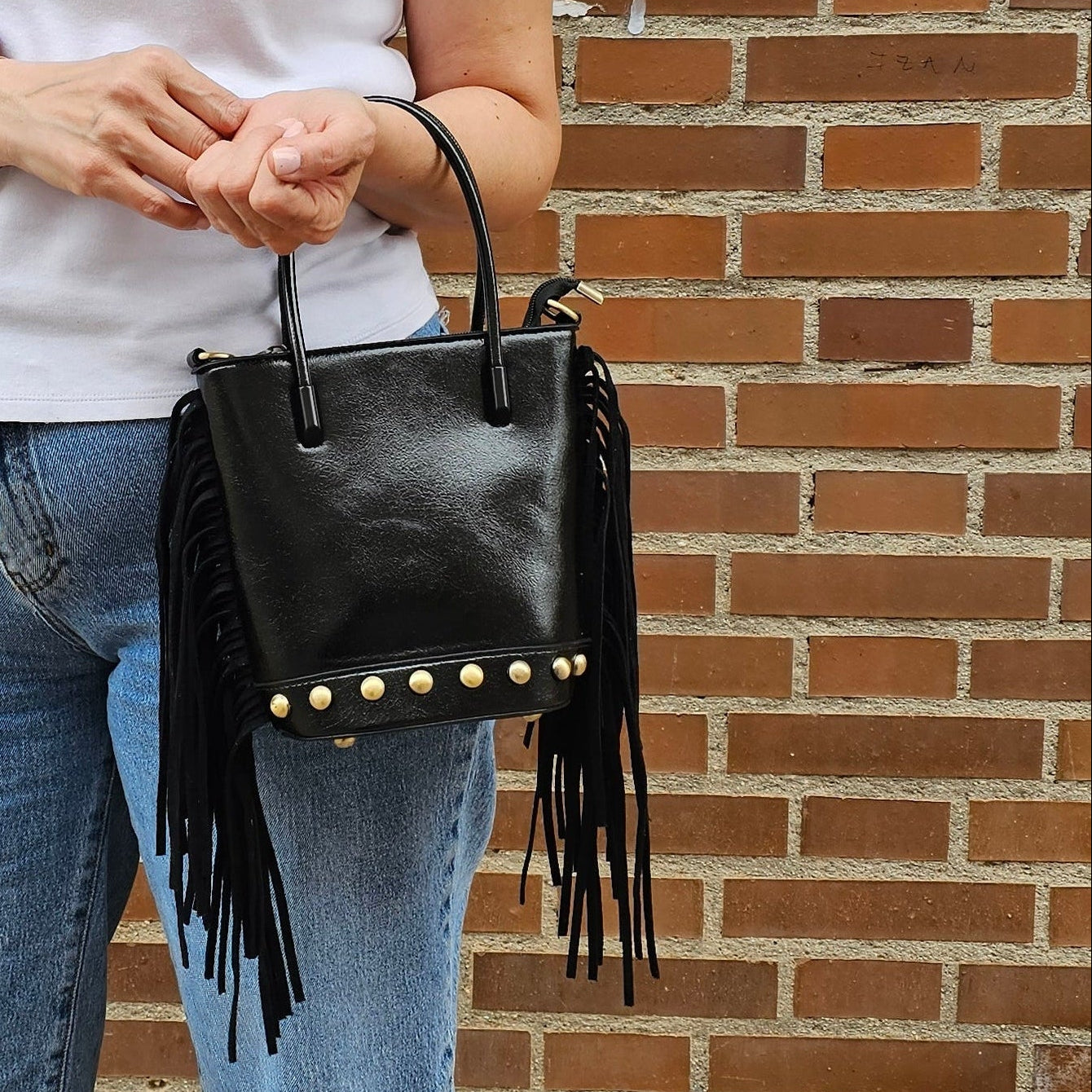 BOLSO FLECOS NEGRO