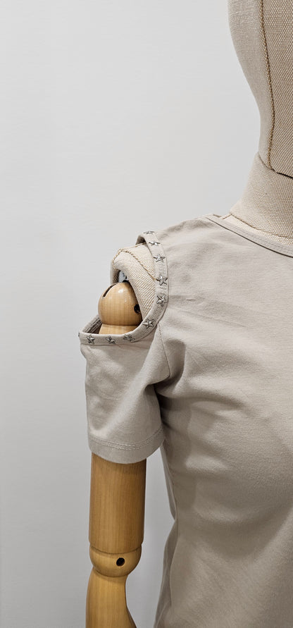 CAMISETA GALAXIA BEIGE