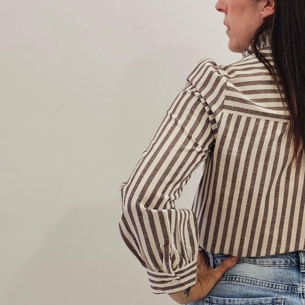 CAMISA GIO MARRÓN