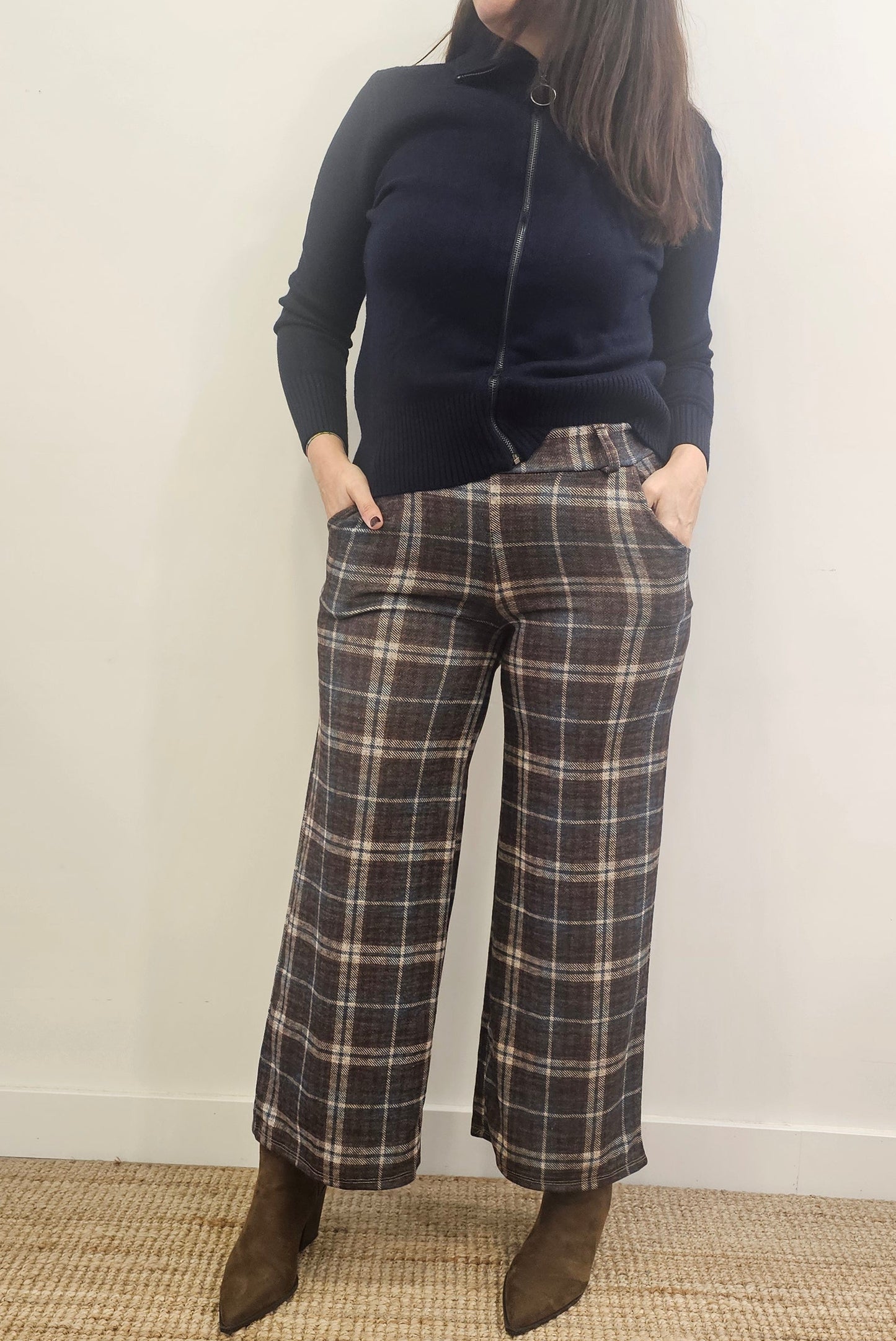 PANTALÓN CUADROS AZUL