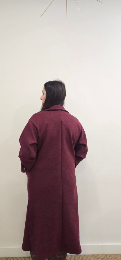 ABRIGO BURDEOS