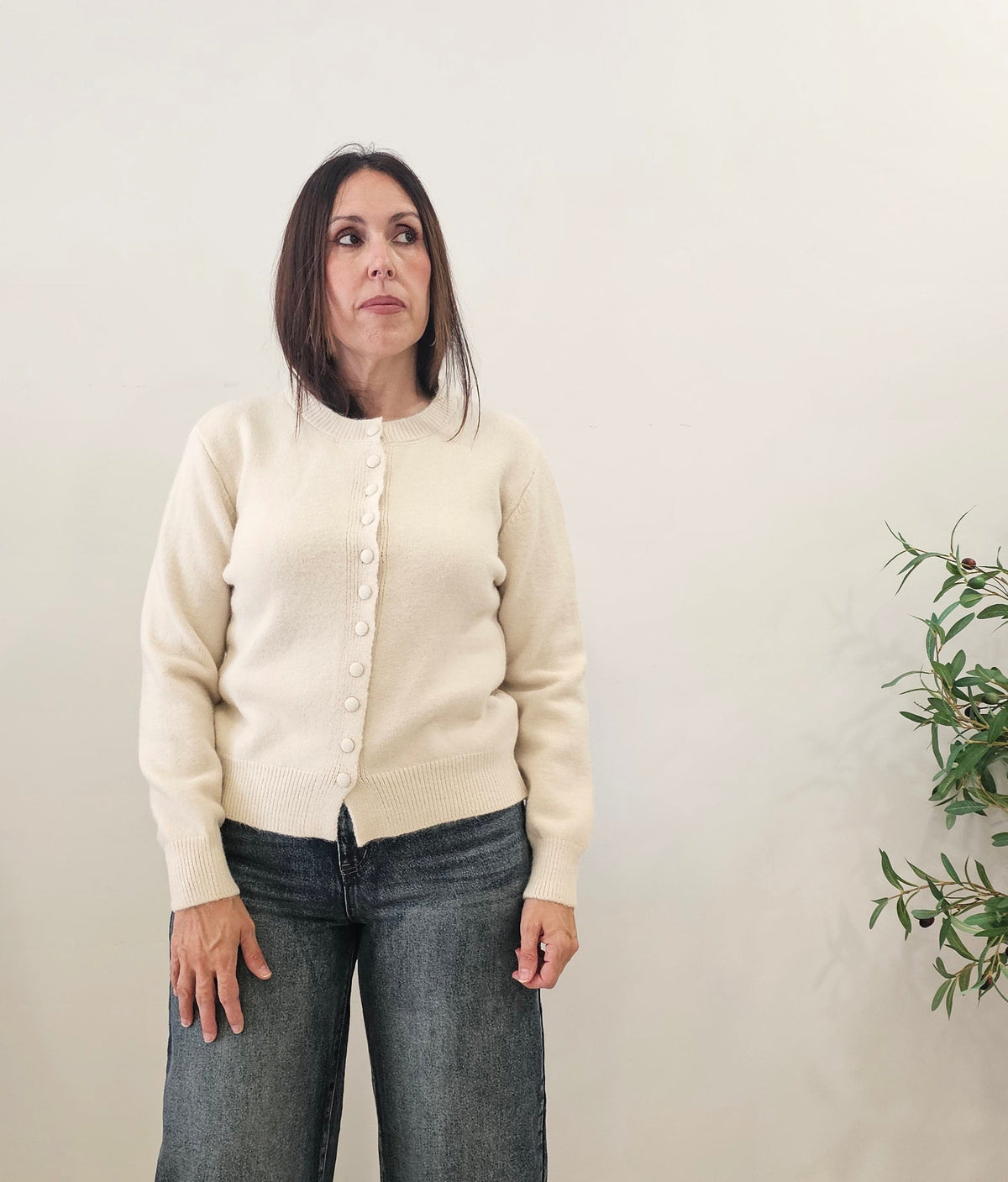 CHAQUETA BOTÓN TOSTADO