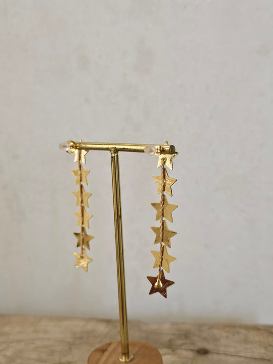 PENDIENTE ESTRELLA DORADA