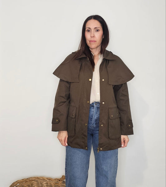 TRENCH CAPA CHOCOLATE