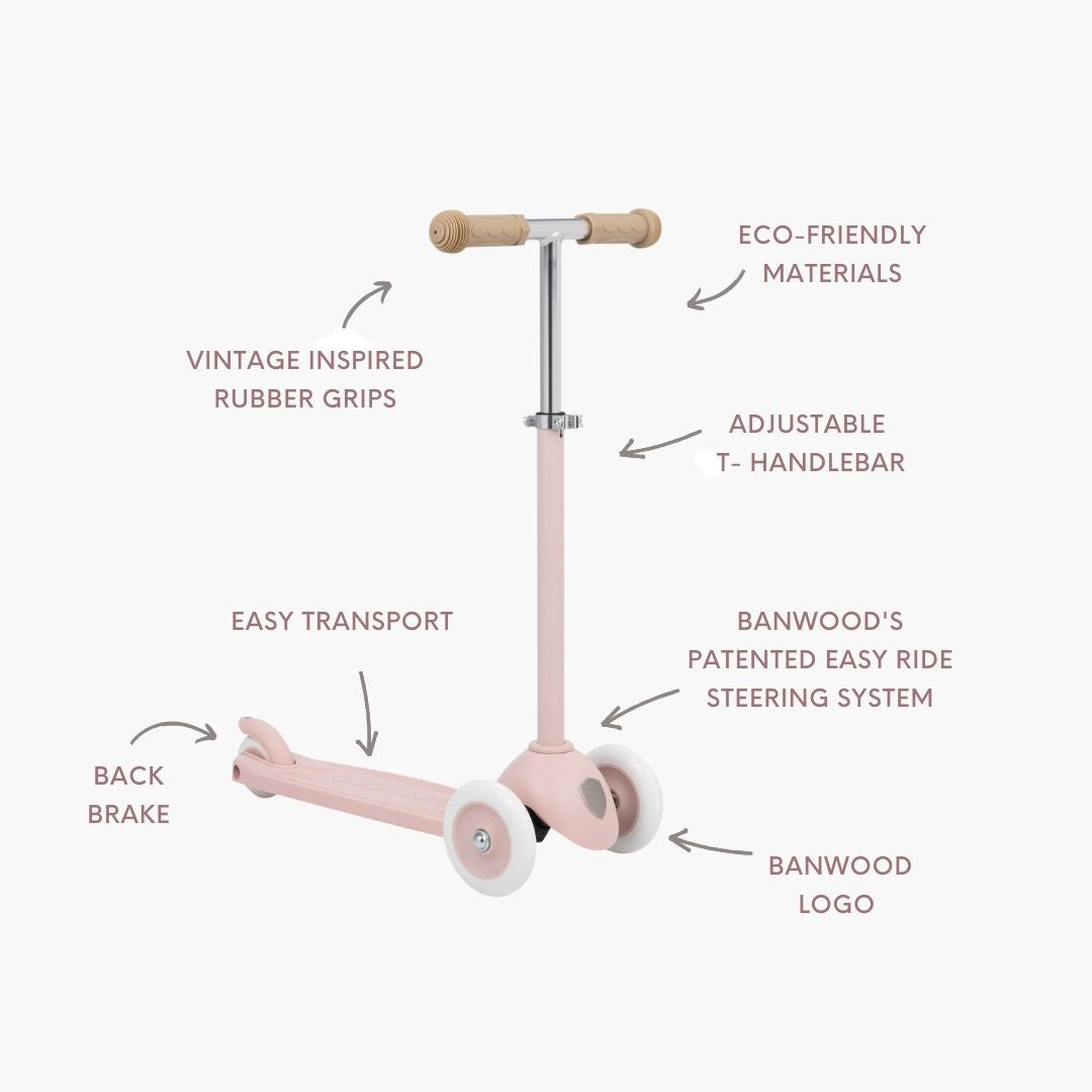 PATINETE ROSA BANWODD