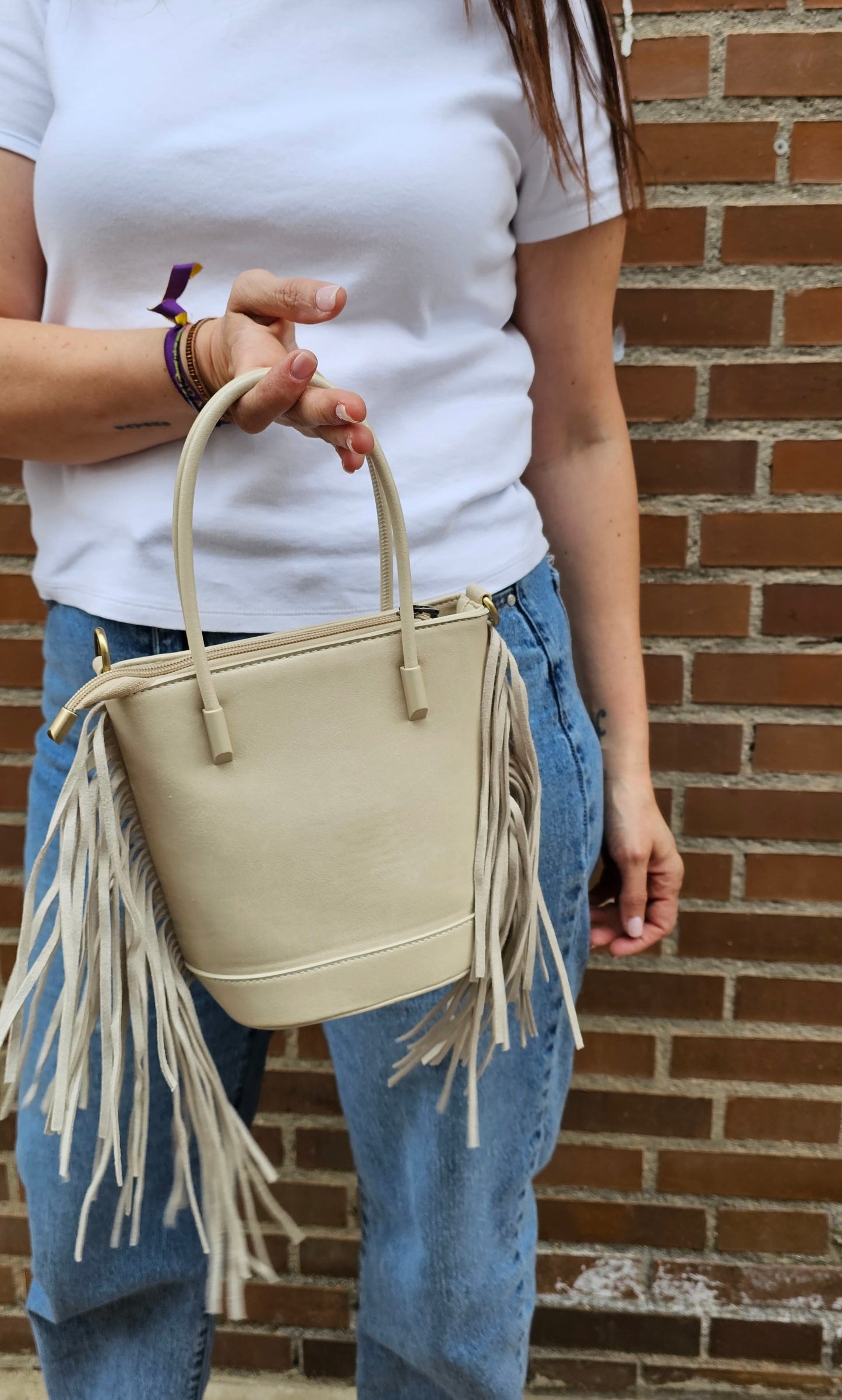 BOLSO FLECOS PIEDRA