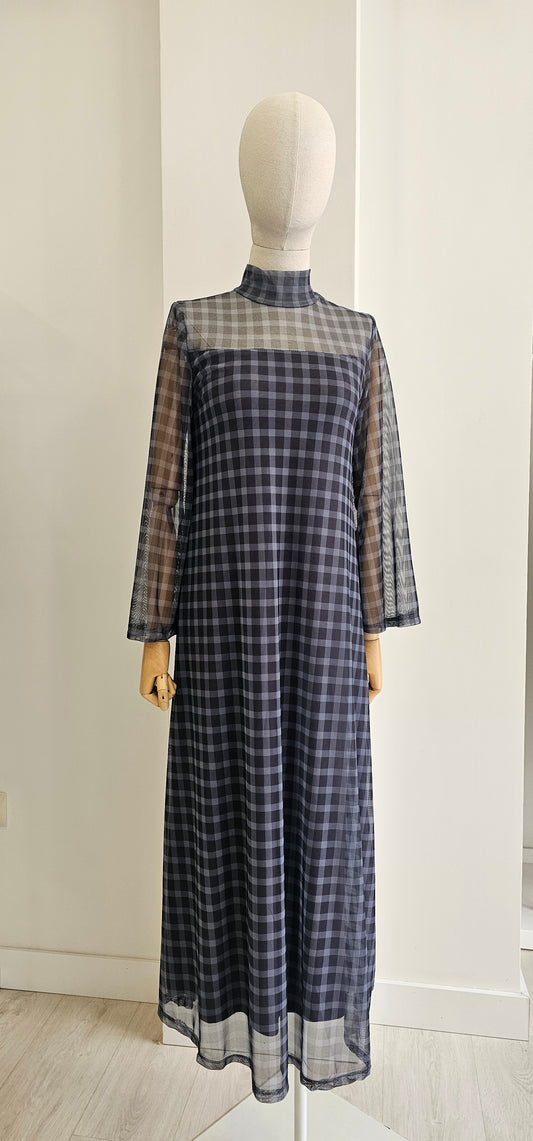VESTIDO CUADROS