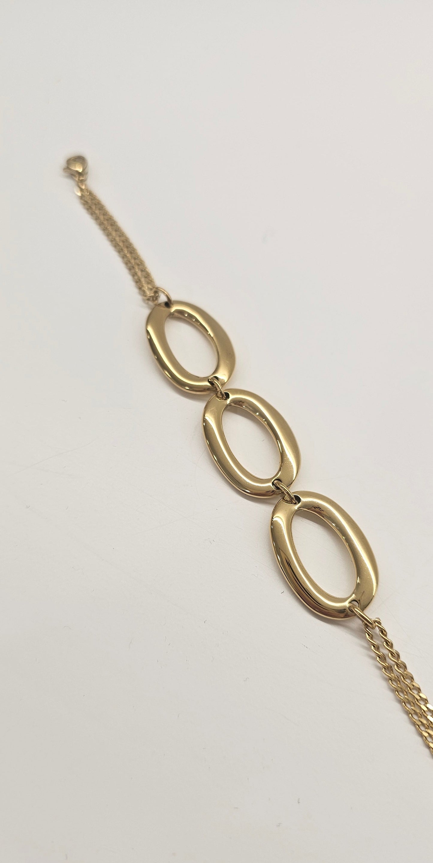 PULSERA TRIPLE PLATA