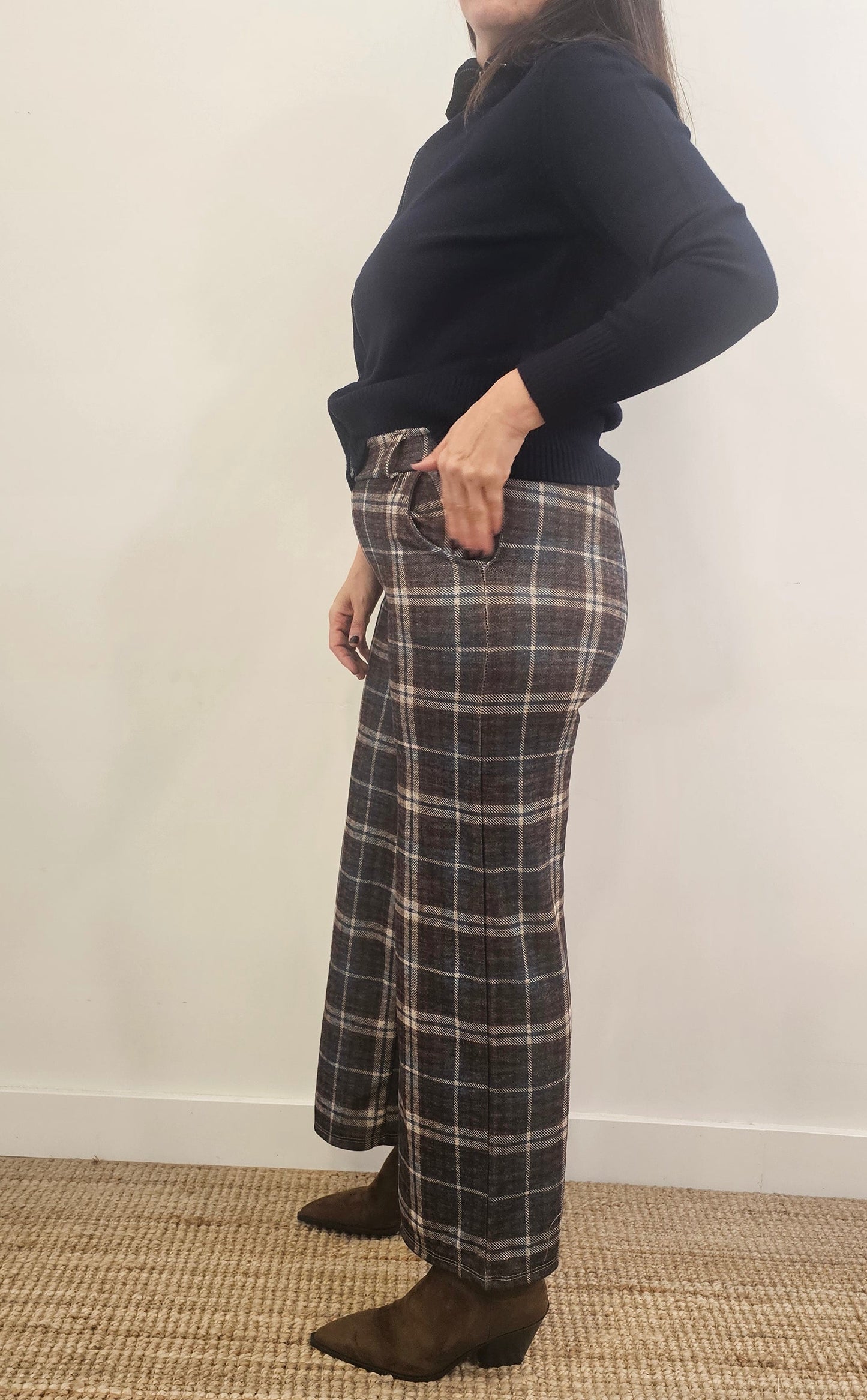 PANTALÓN CUADROS AZUL