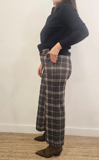 PANTALÓN CUADROS AZUL