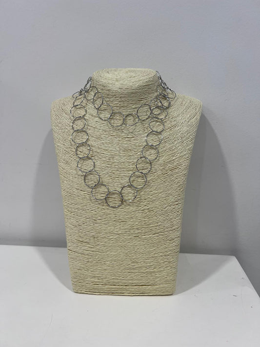 COLLAR CÍRCULOS PLATA