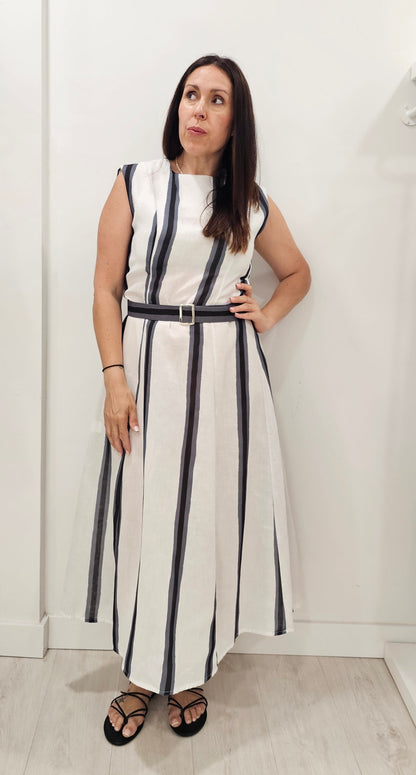 VESTIDO GRIS CARMINA