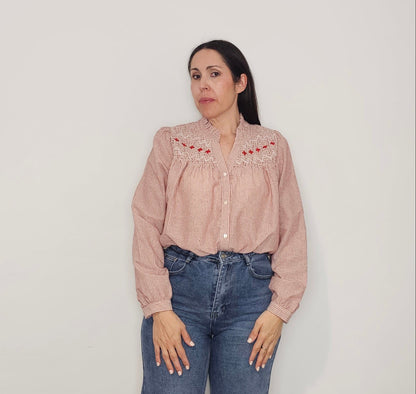BLUSA CAYETANA ROJO